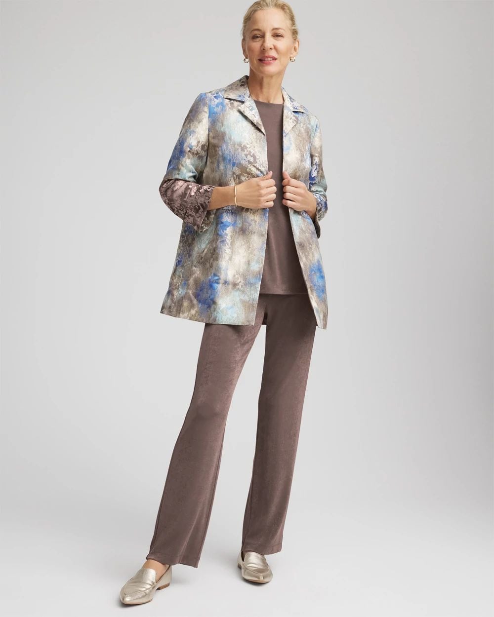 Travelers™ Collection Watercolor Jacquard Jacket | Chico's